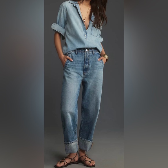 The Lonnie Cuffed High-Rise Crop
Jeans by Pilcro (Anthropologie) - Picture 4 of 7